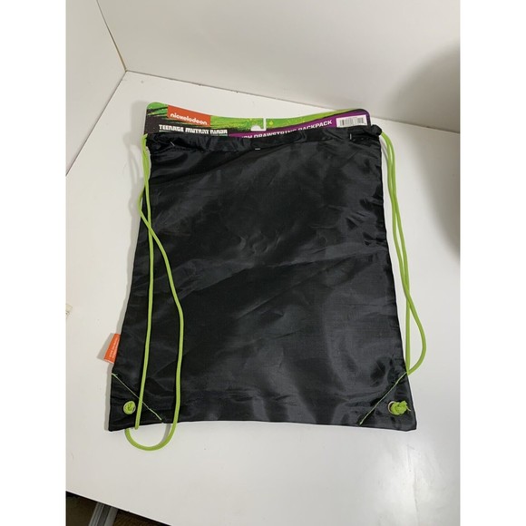 TMNT "Cinch Sack teenage mutant ninja turtles day back pack NWT Turtle Shell - Picture 5 of 7